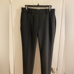 Women Petite Size 6 Classic Talbots Straight Leg Black Pants